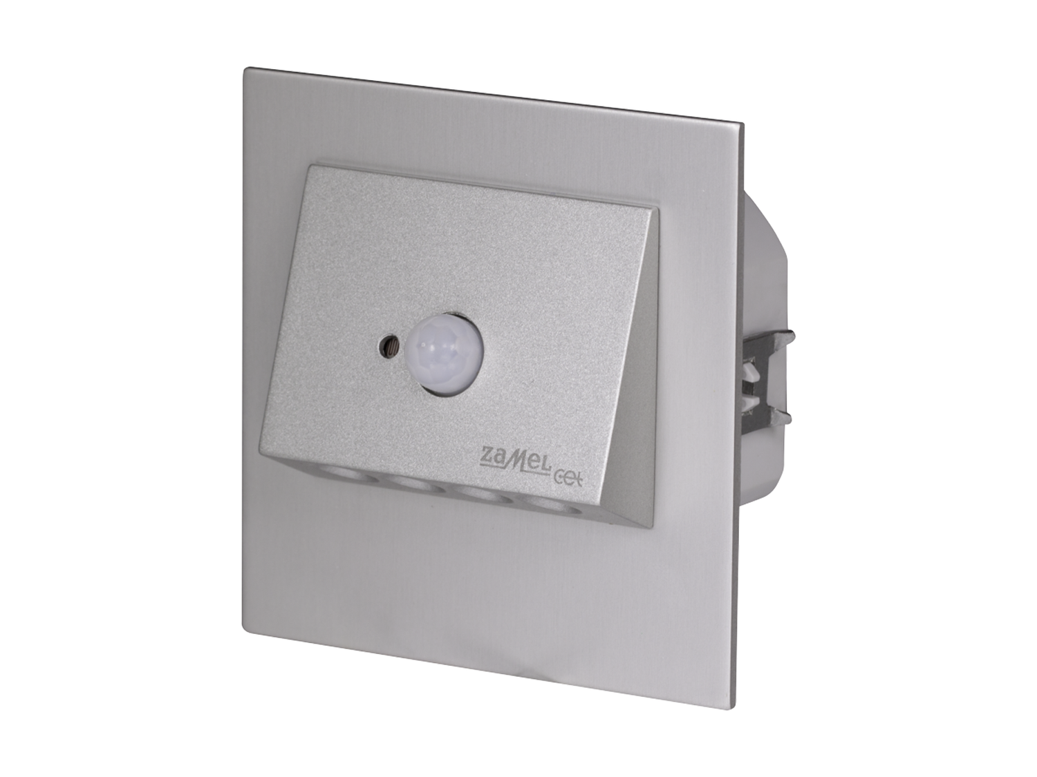 Svítidlo LED se senzorem do KU krabice LEDIX NAVI 230 V AC, hliník, studená bílá, IP20
