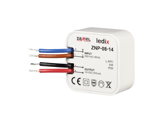 Napájecí zdroj LEDIX ZNP-08-14 do krabice IP20
