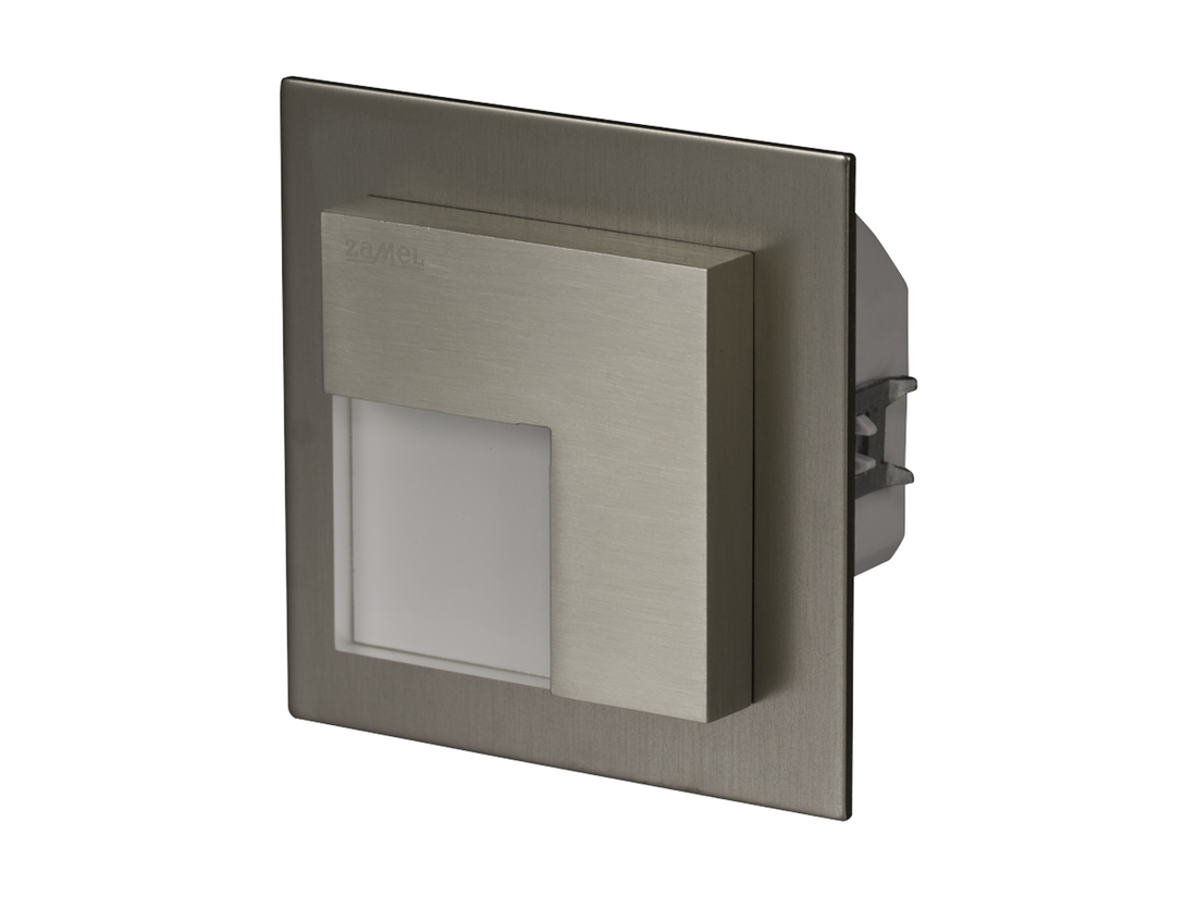 Svítidlo LED do KU krabice pod omítku LEDIX TIMO 230V AC, kartáčovaná ocel, studená bílá, IP20