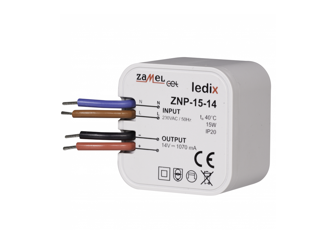 Napájecí zdroj LEDIX ZNP-15-14 do krabice IP20