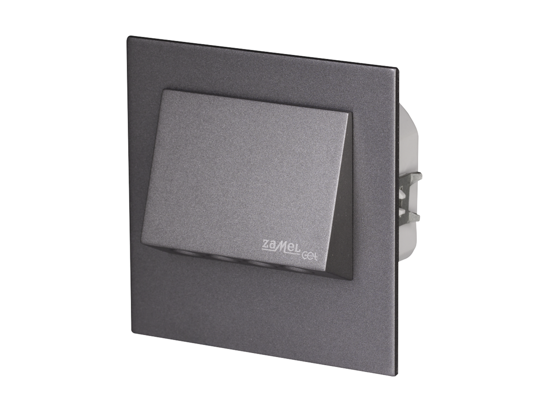 Svítidlo LED do KU krabice pod omítku LEDIX NAVI 230V AC, grafit, teplá bílá, IP20