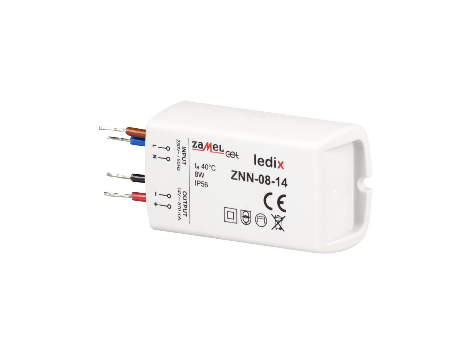 Napájecí zdroj LEDIX ZNN-08-14 na omítku IP56
