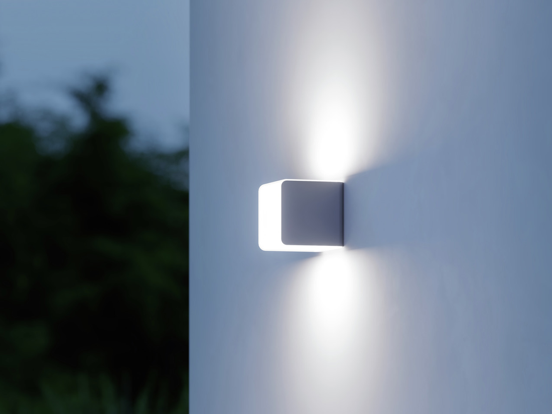 Venkovní nástěnné LED svítidlo bez senzoru s Bluetooth L 830 C antracit, 9,1W, 3000K