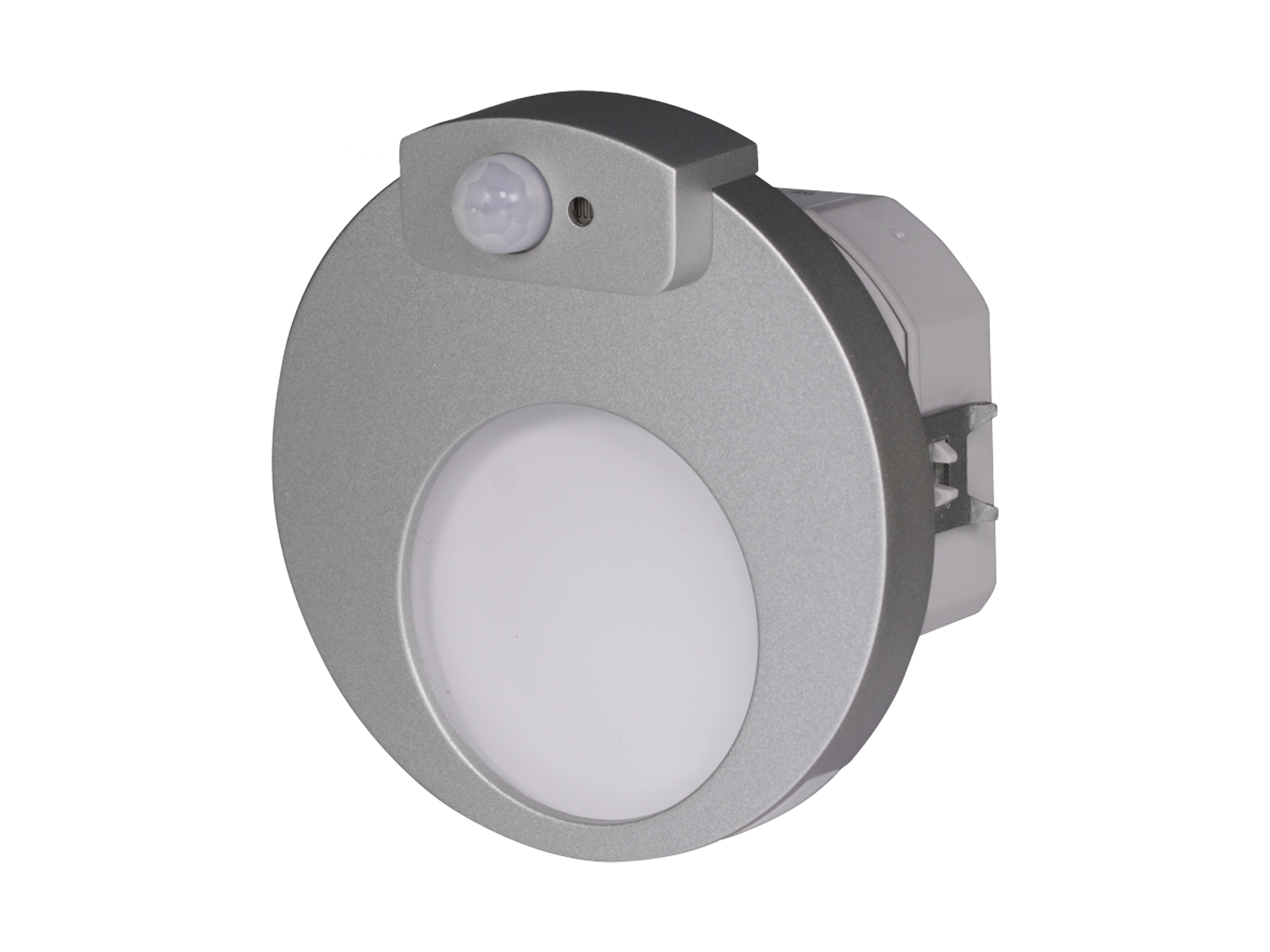 Svítidlo LED se senzorem pod omítku LEDIX MUNA 230 V AC, hliník, neutrální bílá, IP20