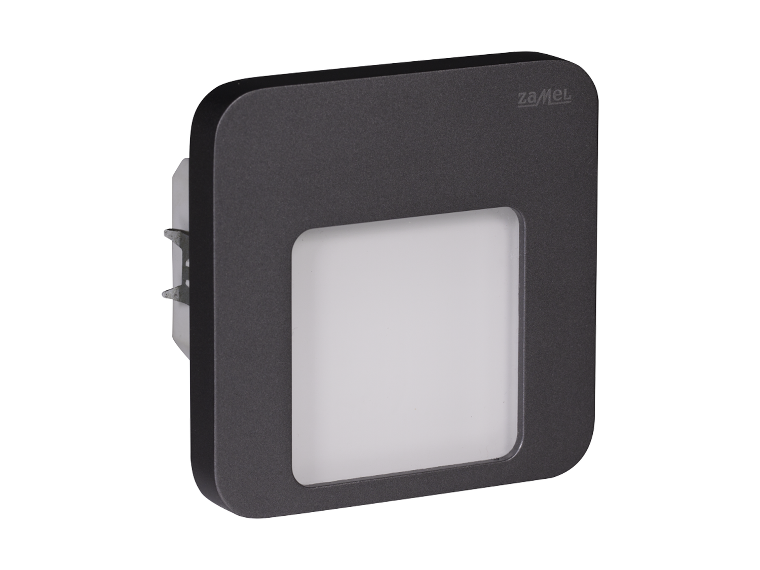Svítidlo LED do KU krabice pod omítku LEDIX MOZA 230V AC, grafit, teplá bílá, IP20
