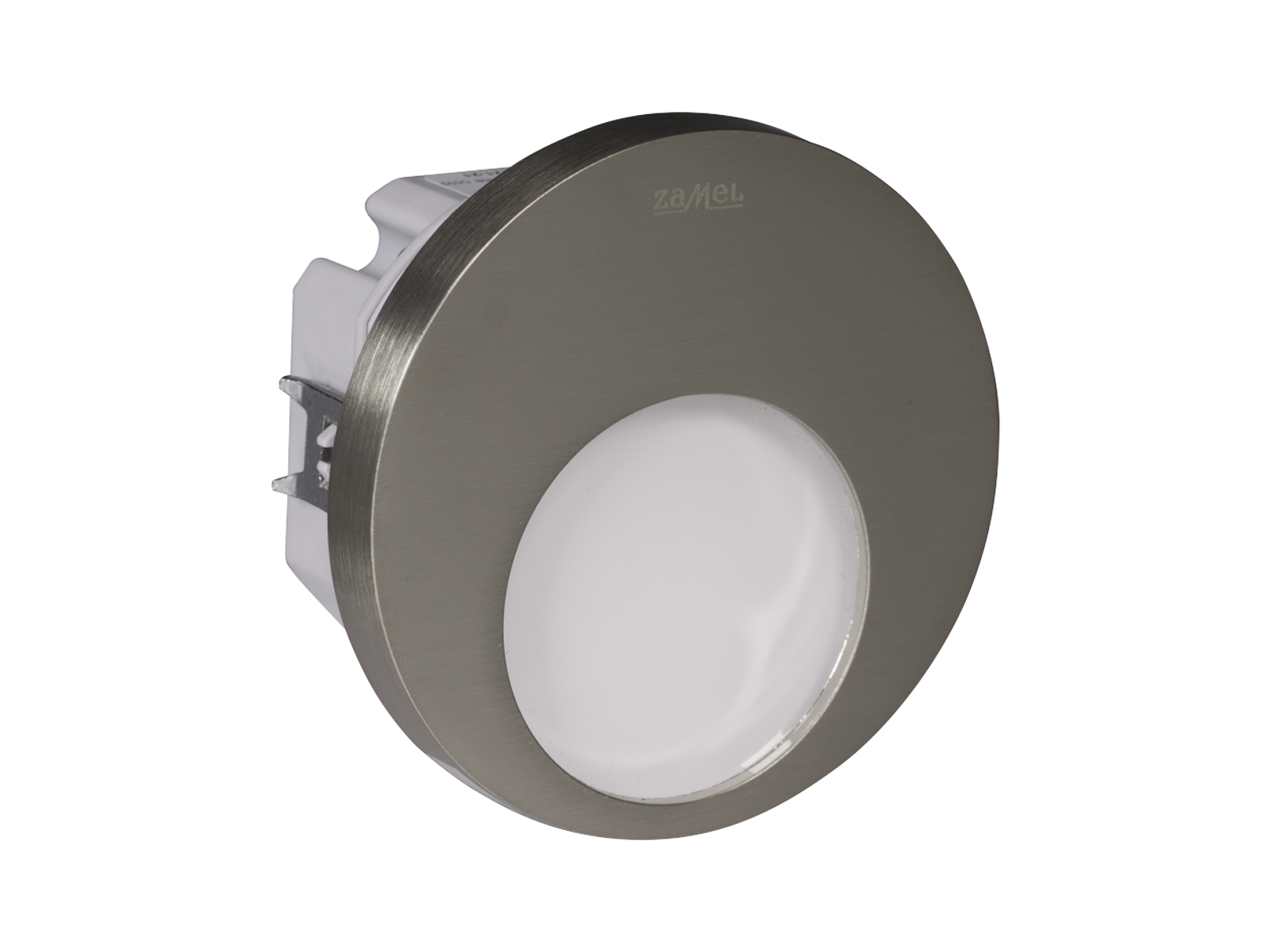 Svítidlo LED pod omítku LEDIX MUNA 230V AC, nerezová ocel, teplá bílá, IP20
