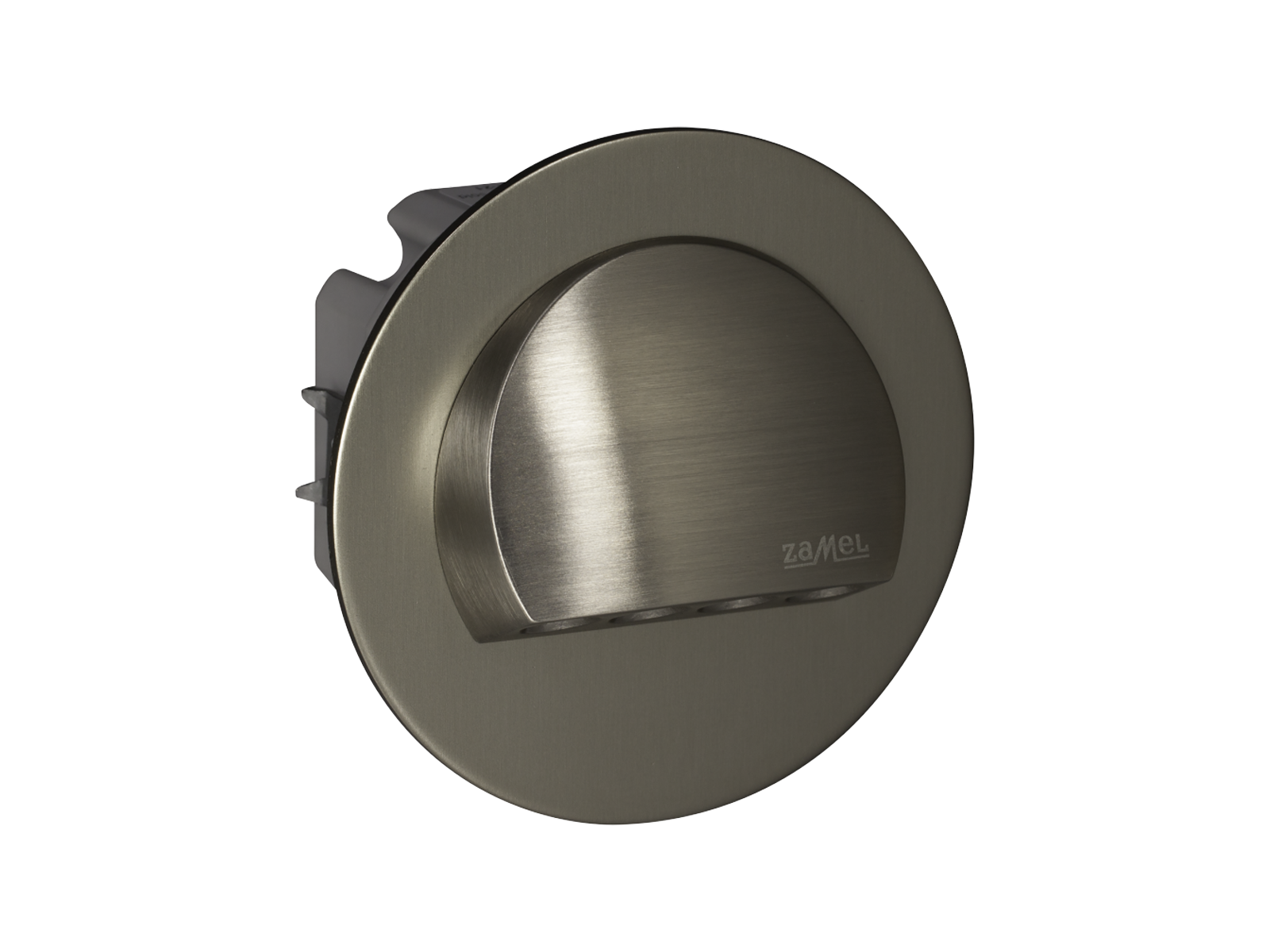 Svítidlo LED pod omítku LEDIX RUBI 230V AC, kartáčovaná ocel, teplá bílá, IP20