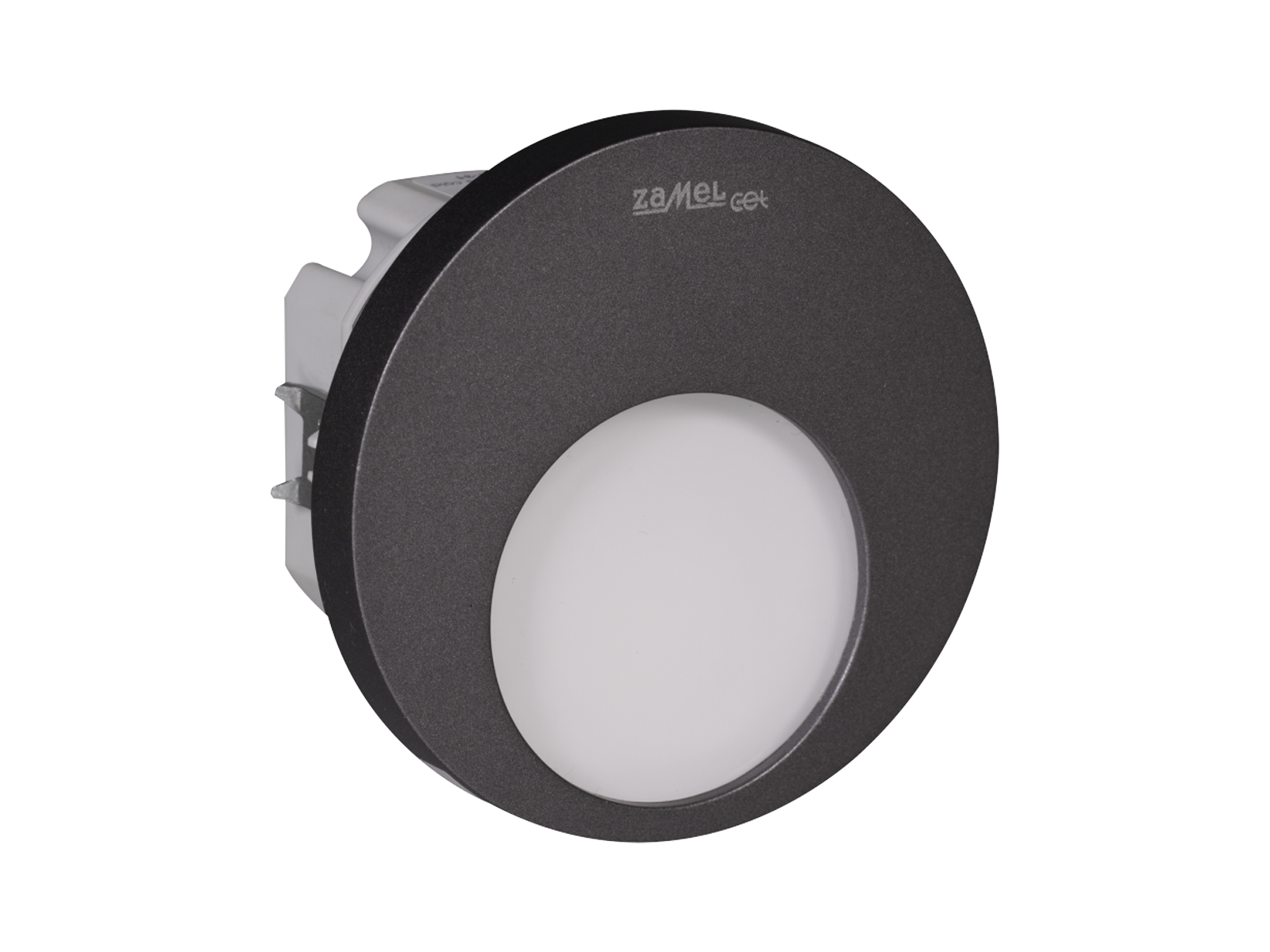 Svítidlo LED pod omítku LEDIX MUNA 230V AC, grafit, teplá bílá, IP20