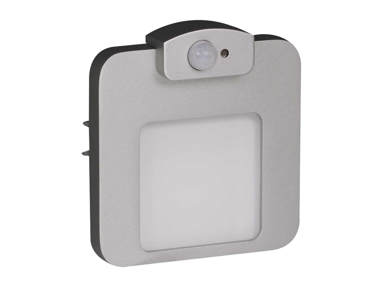 Svítidlo LED se senzorem do KU krabice LEDIX MOZA 230 V AC, hliník, teplá bílá, IP20