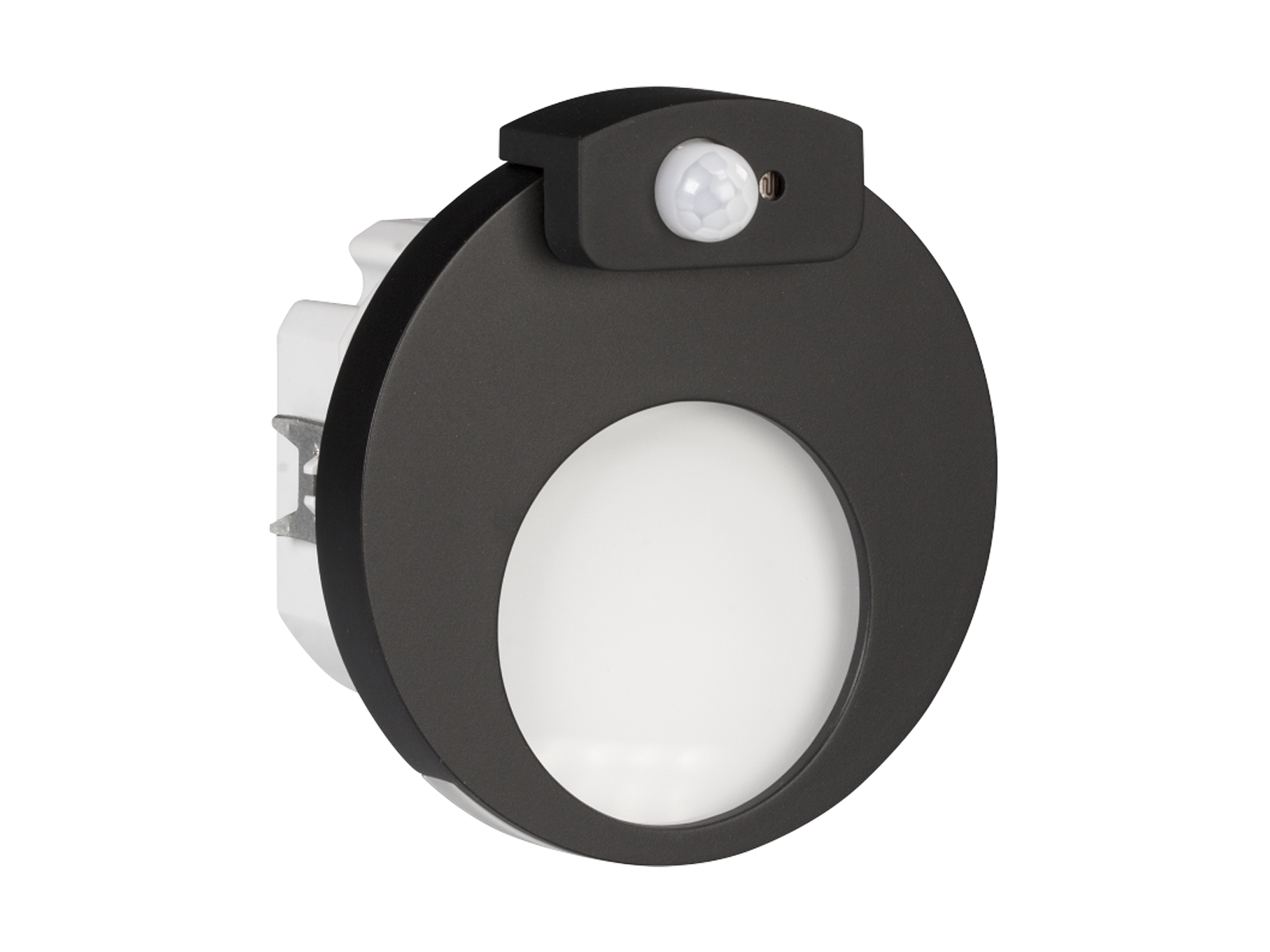 Svítidlo LED se senzorem pod omítku LEDIX MUNA 14V DC, černá, neutrální bílá, IP20