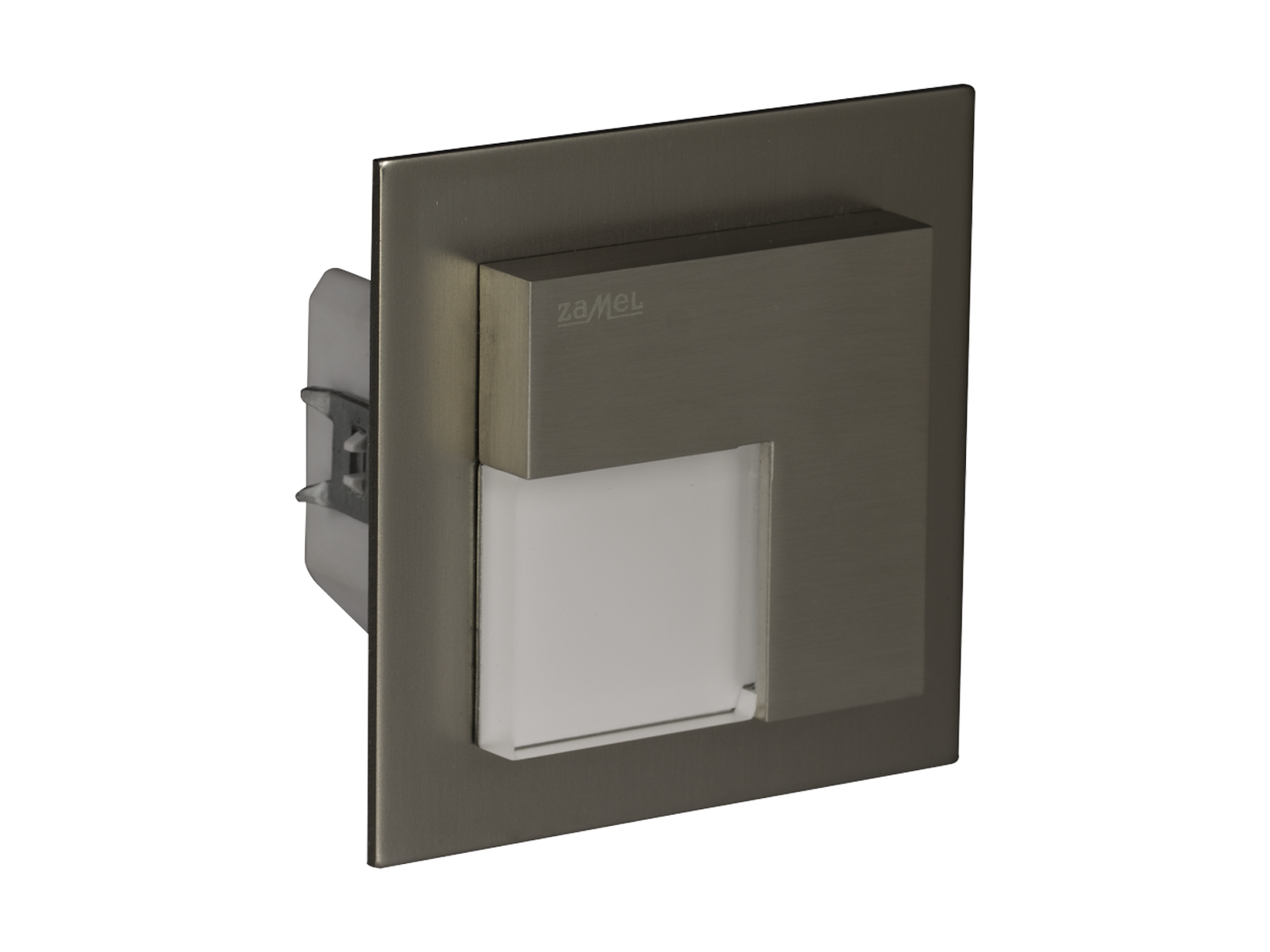 Svítidlo LED do krabice LEDIX TIMO 230V AC, kartáčovaná ocel, studená bílá, IP20