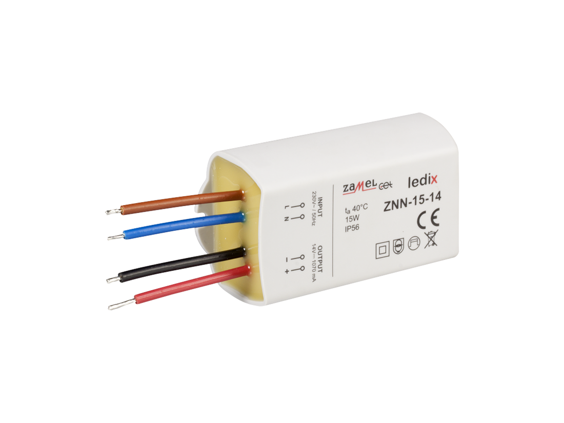 Napájecí zdroj LEDIX ZNN-15-14 na omítku IP56