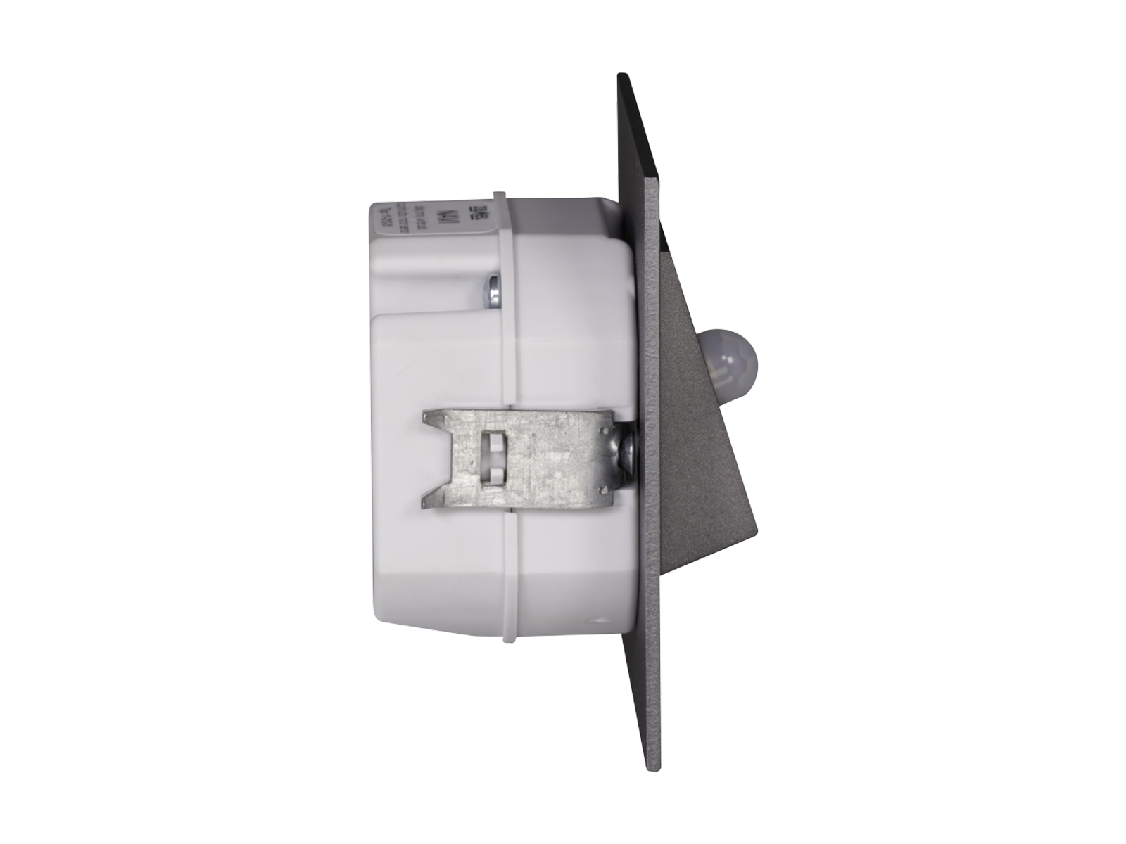 Svítidlo LED se senzorem do KU krabice LEDIX NAVI 230 V AC, grafit, teplá bílá, IP20