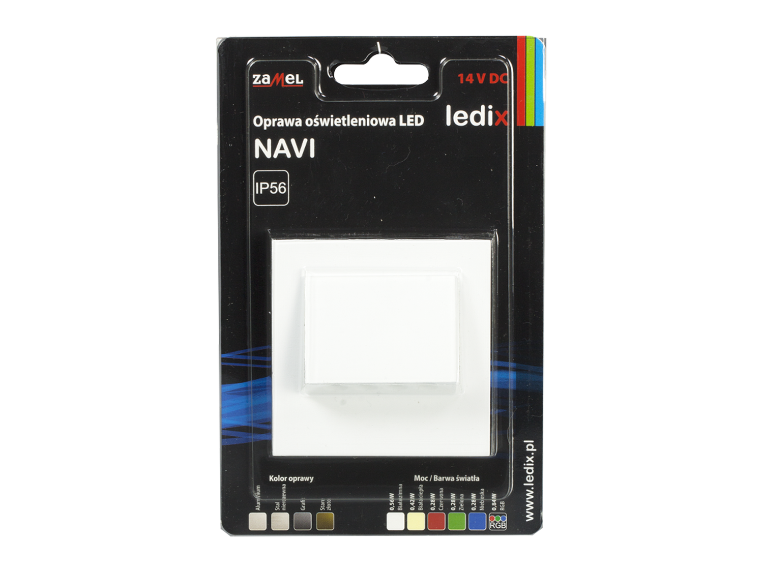 Svítidlo LED do KU krabice pod omítku LEDIX NAVI 14V DC, bílé, studená bílá, IP56
