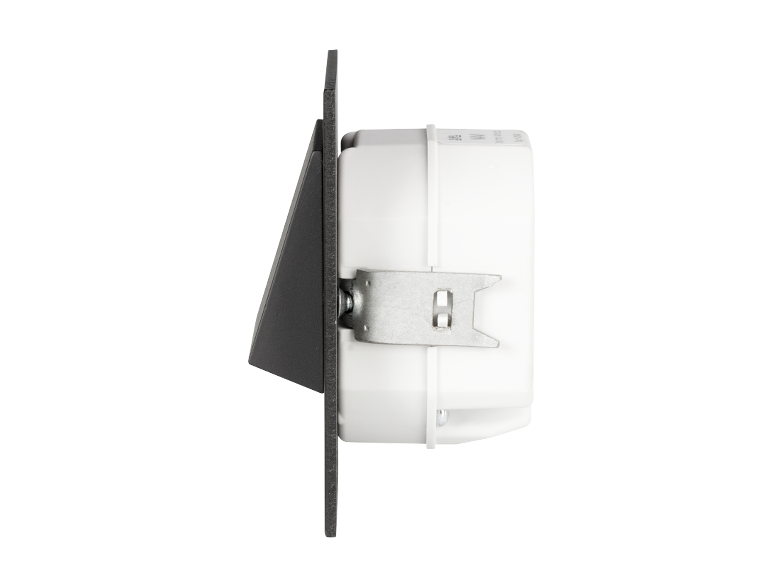 Svítidlo LED pod omítku LEDIX NAVI 230V AC, černé, teplá bílá, IP20