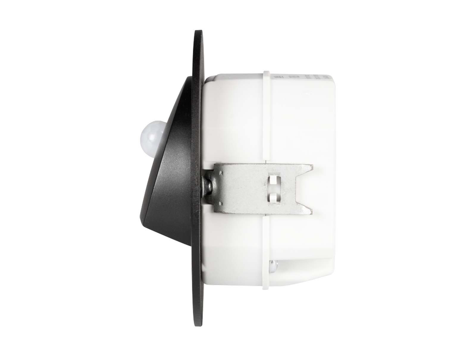 Svítidlo LED s pohybovým čidlem pod omítku LEDIX RUBI 230 V AC, černá, teplá bílá, IP20