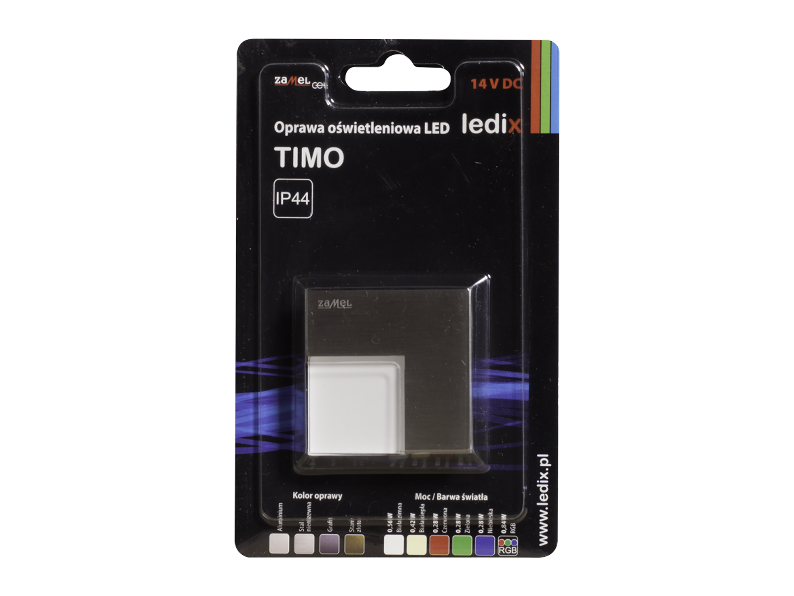 Svítidlo LED na omítku bez rámečku LEDIX TIMO 14V DC, kartáčovaná ocel, neutrální bílá, IP44