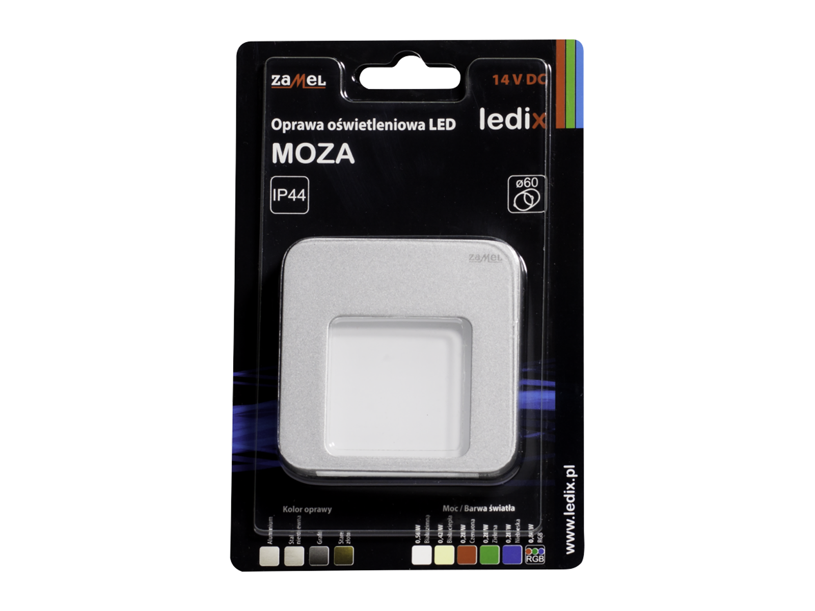 Svítidlo LED na omítku LEDIX MOZA 14V DC, hliník, neutrální bílá, IP44