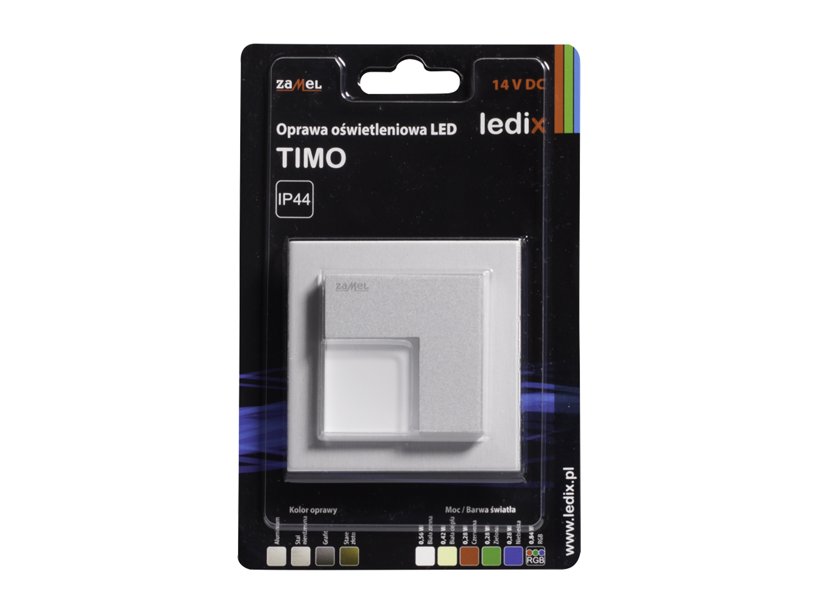 Svítidlo LED na omítku LEDIX TIMO 14V DC, hliník, studená bílá, IP44