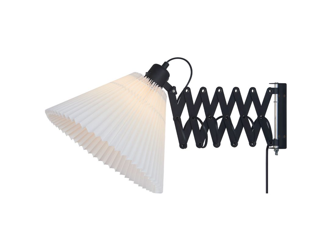 Nástěnná lampa Medina X bílá/černá, 40-82cm