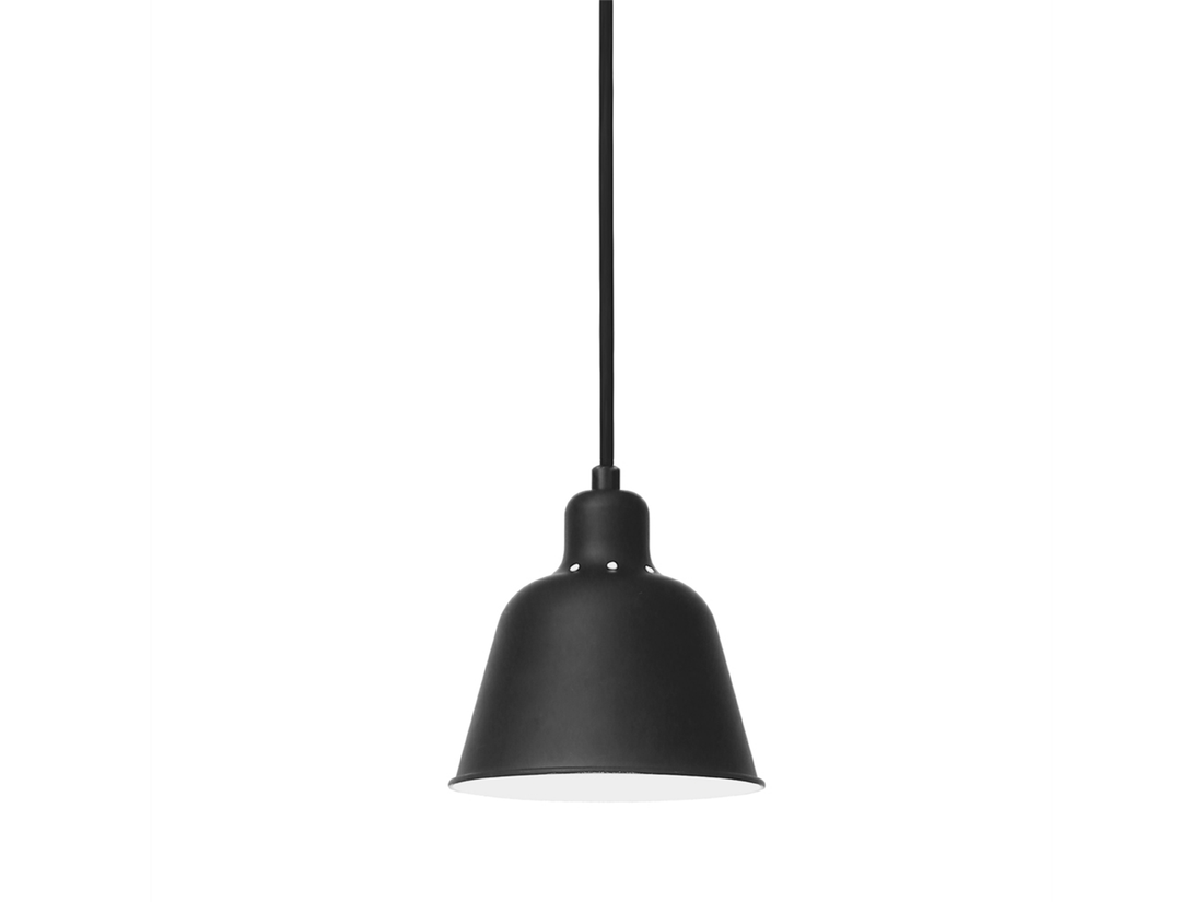Závěsné svítidlo Carpenter černé, ø15cm