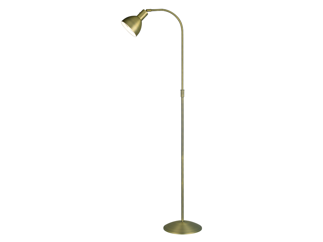 Stojací lampa Angora mosaz, 110-150cm