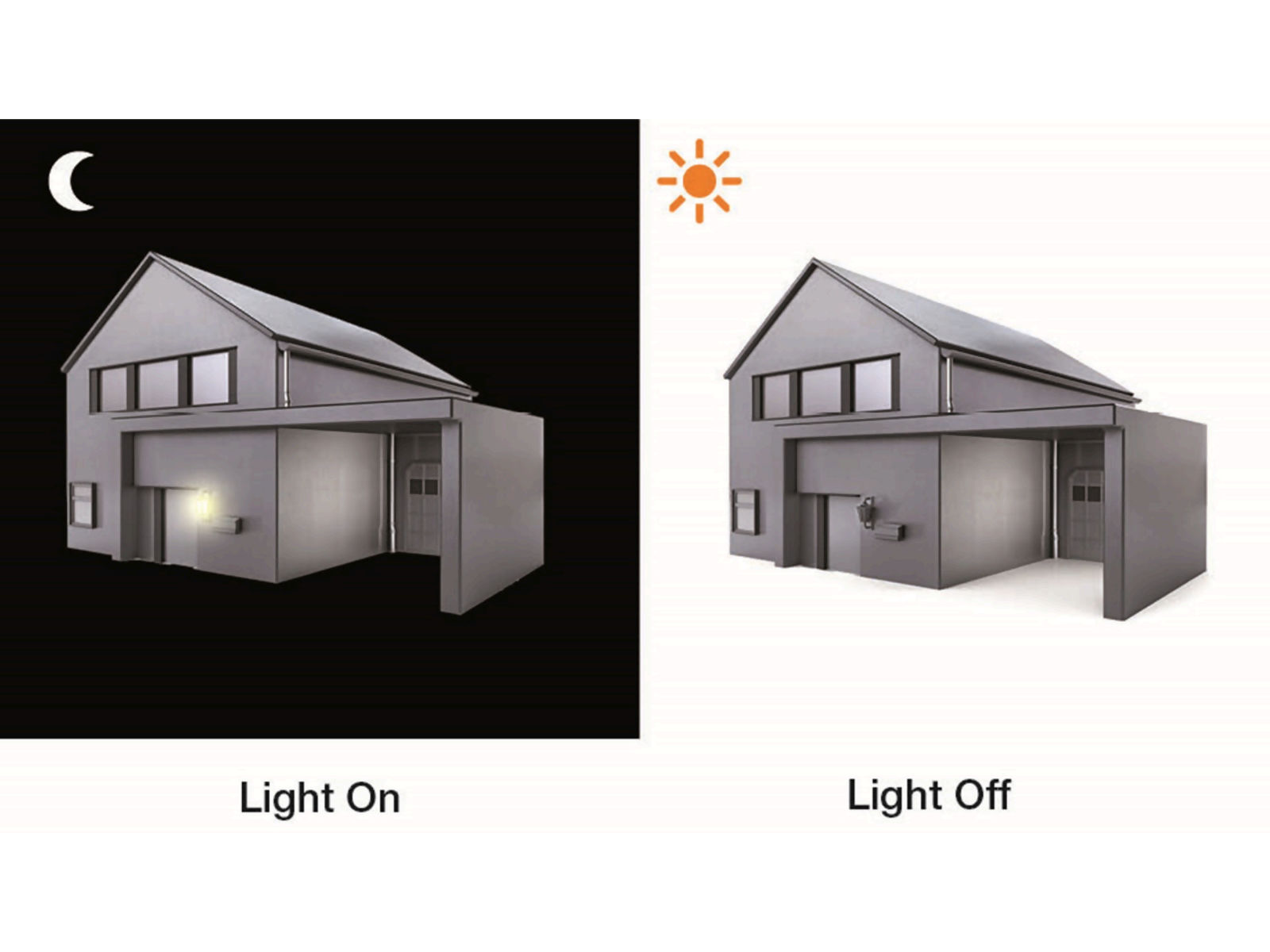 Nástěnné solární svítidlo XSolar SOL-O antracit, 0,07W, 3000K