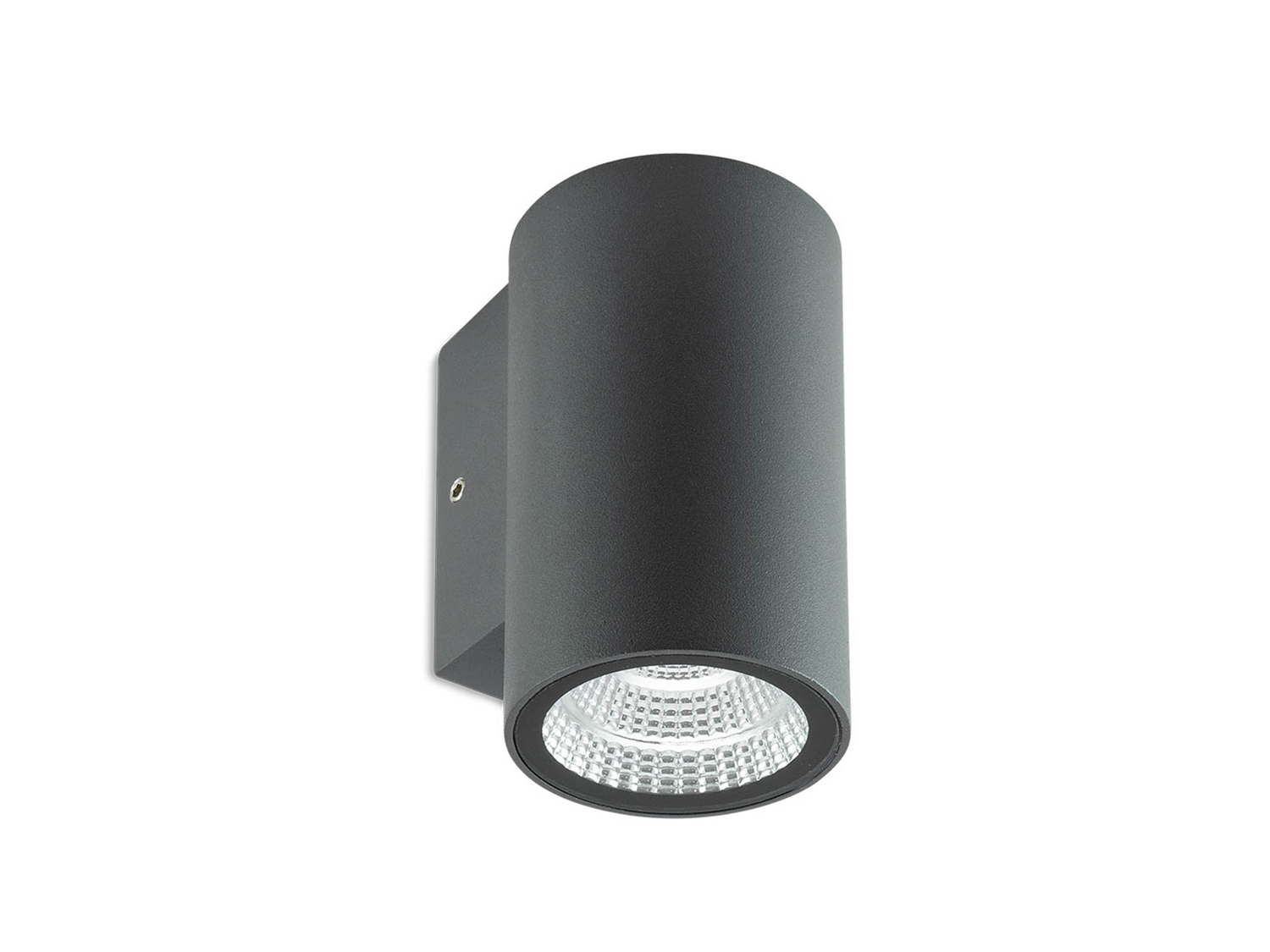 Nástěnné LED svítidlo Ram tmavě šedé, 3W, 3000K, 10cm