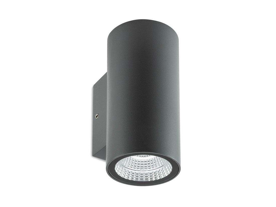 Nástěnné LED svítidlo Ram tmavě šedé, 6W, 3000K, 12,8cm