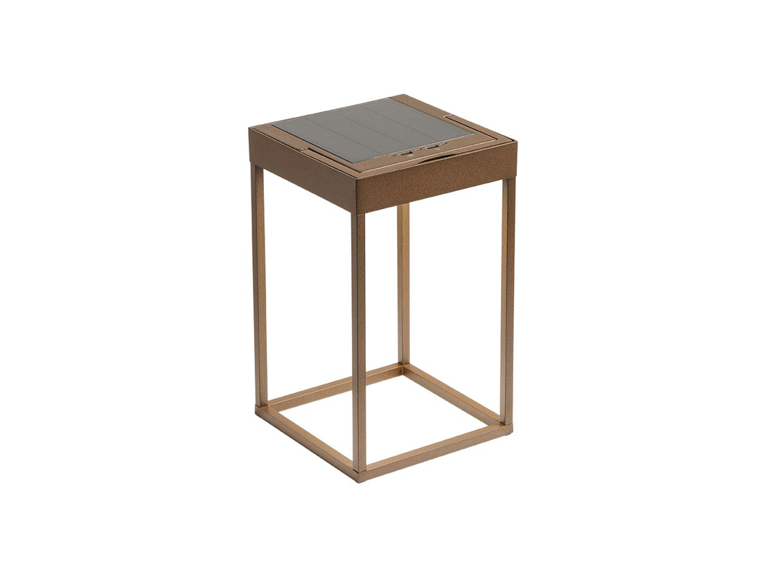 Stojací solární LED lampa Sol corten, 2,2W, 2700/3000K, 30cm