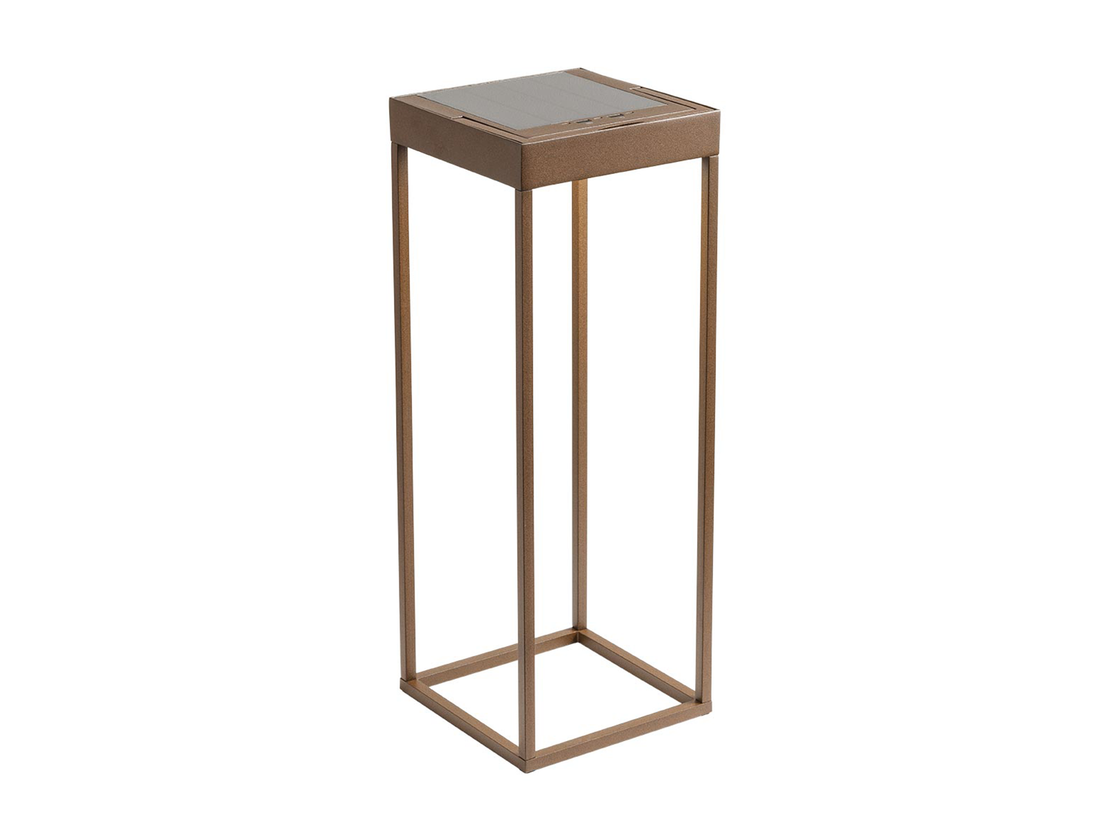 Stojací solární LED lampa Sol corten, 2,2W, 2700/3000K, 50cm