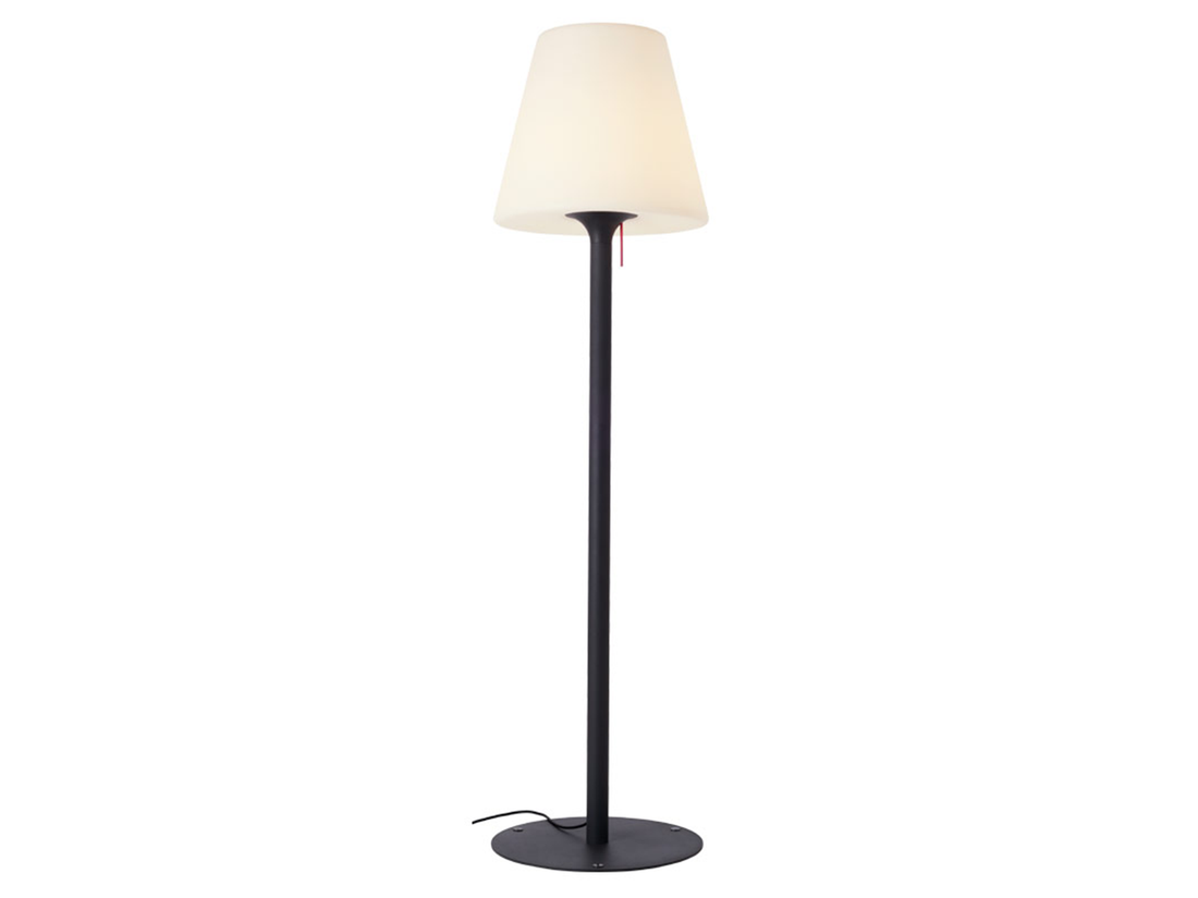 Stojací lampa Pino tmavošedá, 1xE27, 185cm
