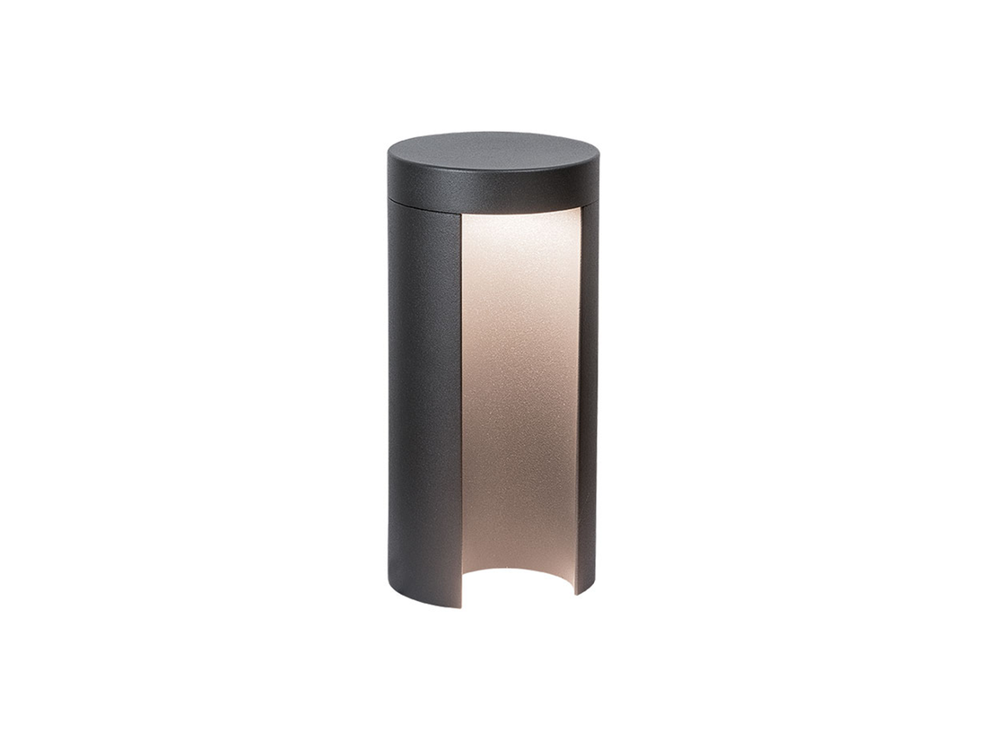 Sloupkové LED svítidlo grafit, 12W, 3000K, 25cm