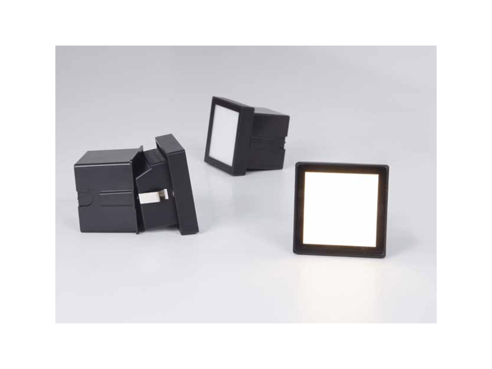 Nástěnné LED svítidlo grafit, 4W, 3000K, 9cm