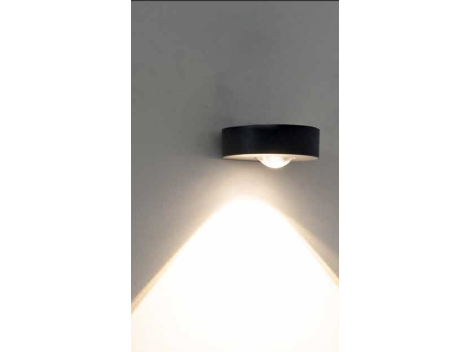 Nástěnné LED svítidlo grafit, 9W, 3000K, 12cm