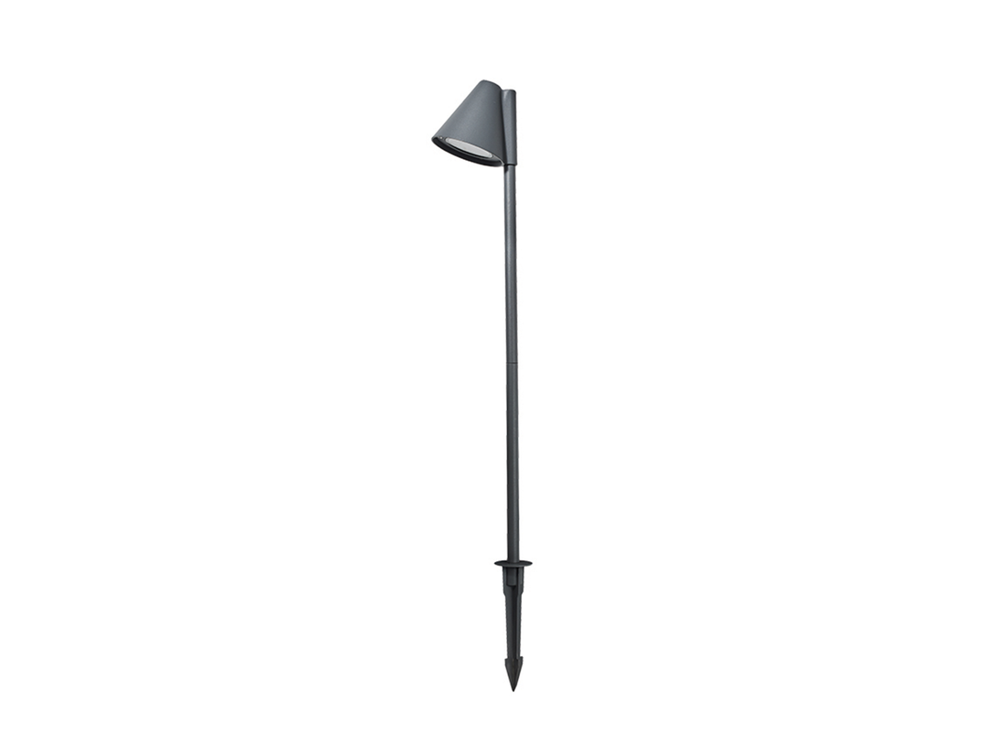 Zahradní bodové svítidlo s hrotem grafit, 1xGU10, 60cm