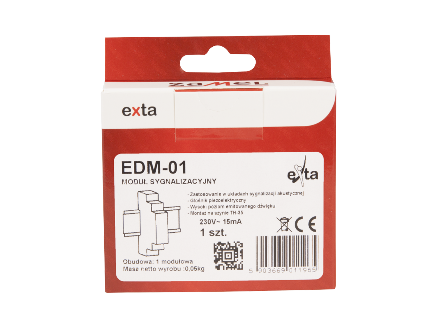 Ovládací a signalizační modul EDM-01