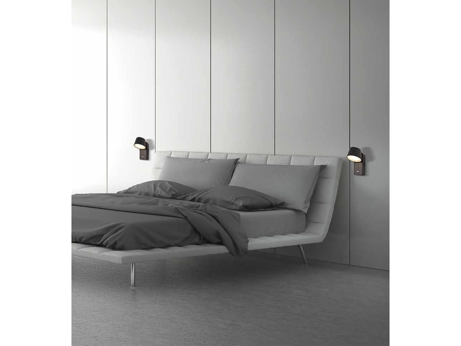 Nástěnné LED svítidlo černé/hnědé, 7W, 3000K, 16,2cm