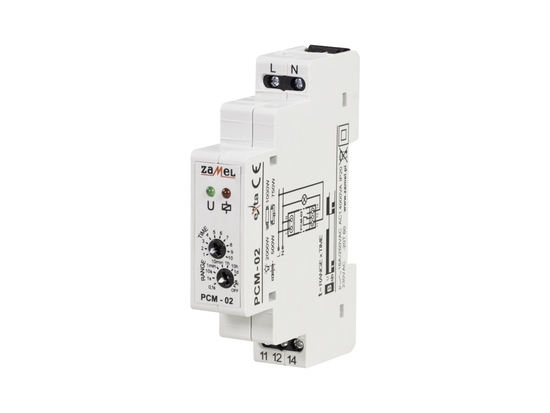 Časové relé PCM-02 zpoždění vypnutí 230V AC