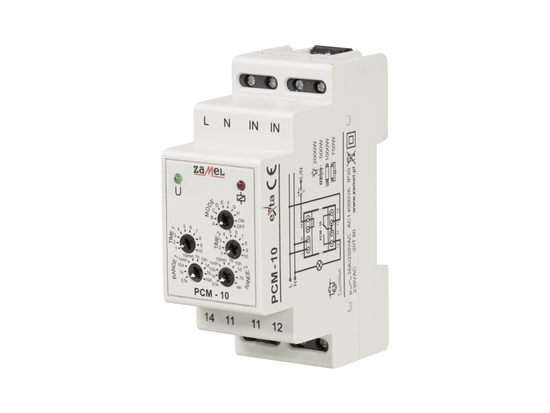 Časové relé PCM-10 multifunkční 230V AC