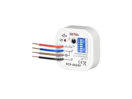 Časové relé PCP-04/24V multifunkční do krabice