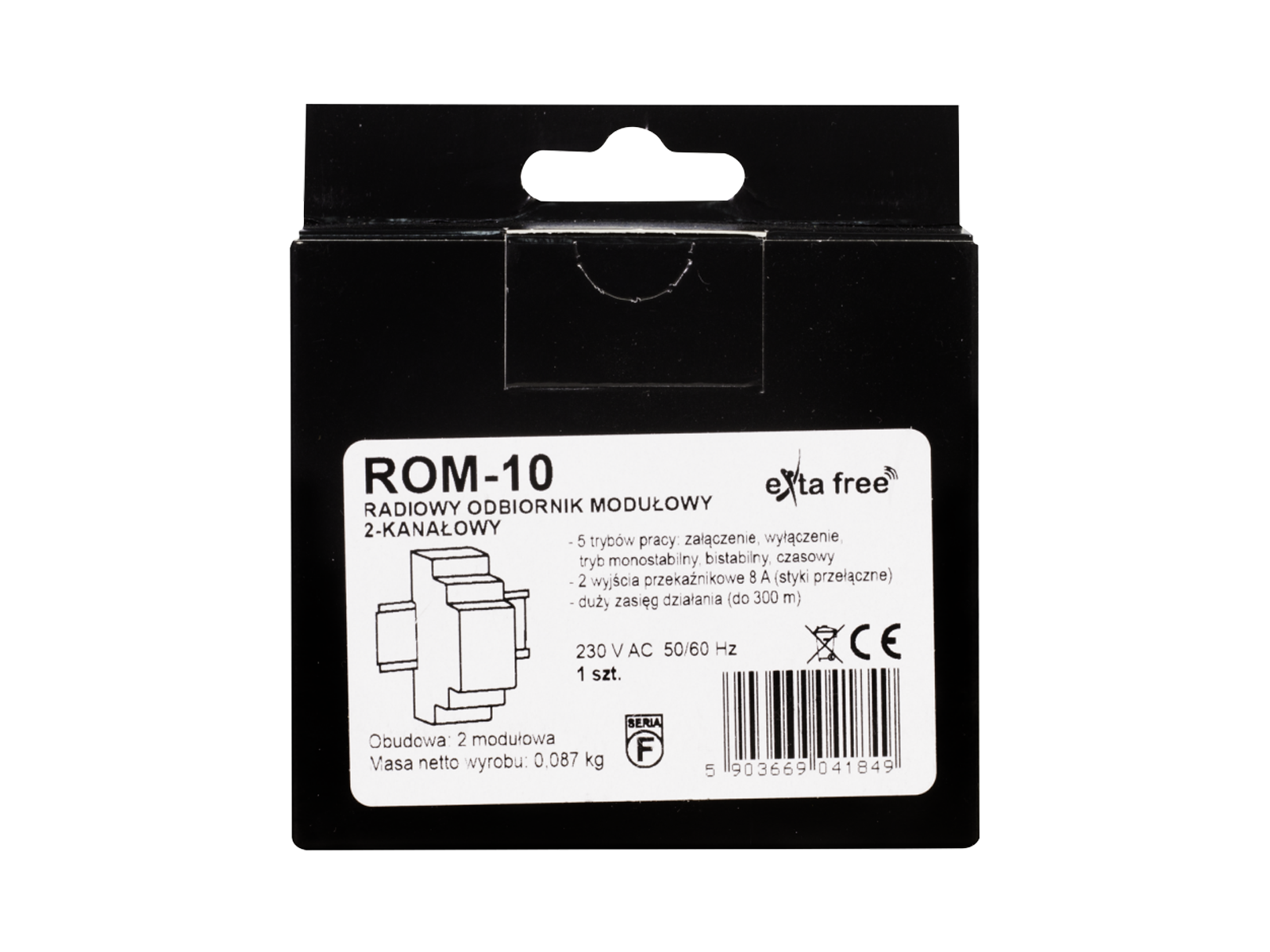 Rádiový přijímač ROM-10 modulový