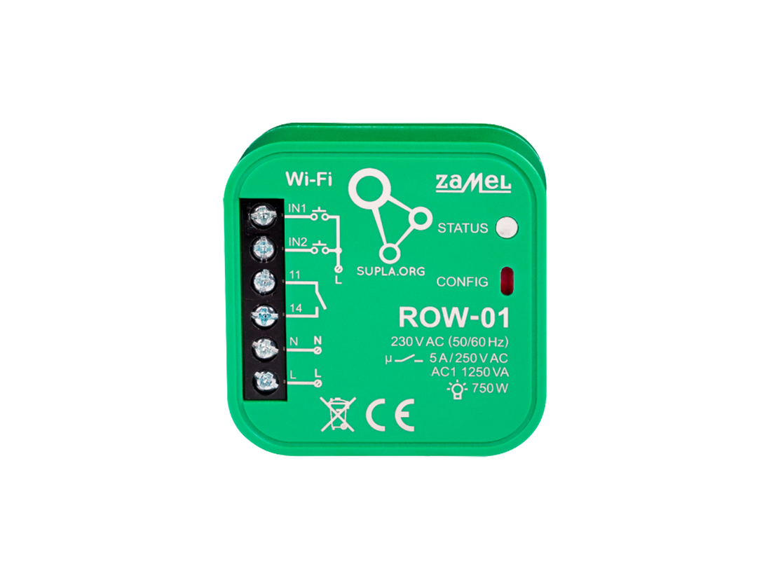 Wi-Fi přijímač Supla ROW-01 jednokanálový