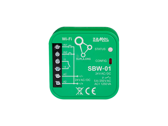 Wi-Fi ovládač brány Supla SBW-01 dvousměrný