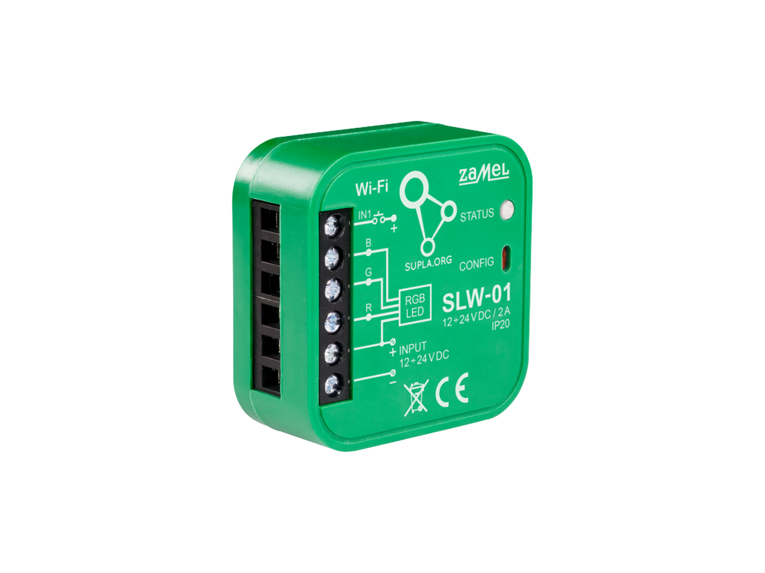 Wi-Fi ovládač Supla SLW-01 ovládač RGB LED