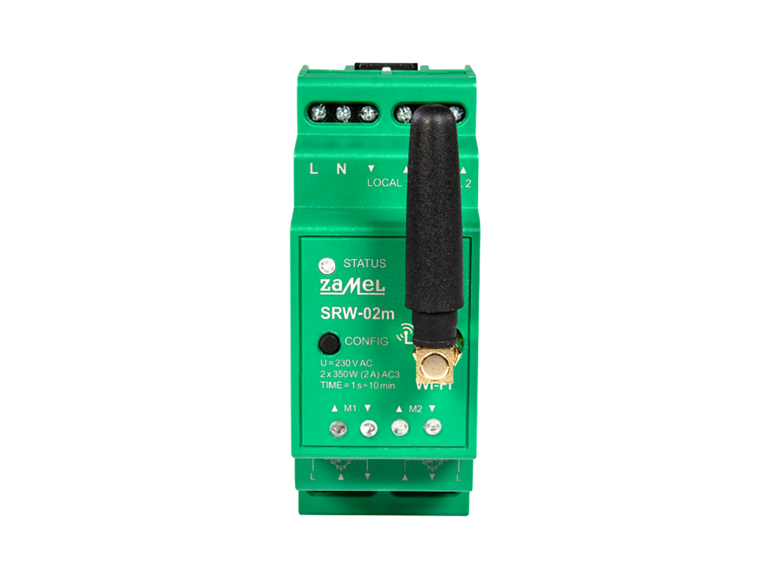 Wi-Fi ovládač rolet Supla SRW-02M 2-modulový