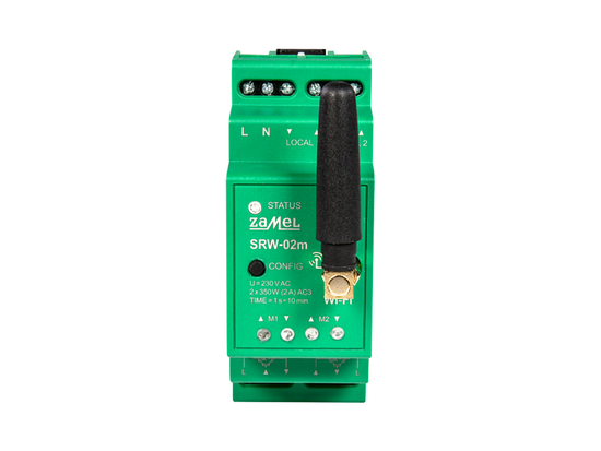 Wi-Fi ovládač rolet Supla SRW-02M 2-modulový
